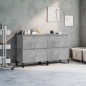 vidaXL Sideboards 2 Stk. Betongrau 60x35x70 cm Holzwerkstoff vidaXL Sideboards 2 Stk. Betongrau 60x35x70 cm Holzwerkstoff