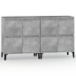 vidaXL Sideboards 2 Stk. Betongrau 60x35x70 cm Holzwerkstoff vidaXL Sideboards 2 Stk. Betongrau 60x35x70 cm Holzwerkstoff