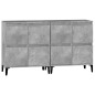 vidaXL Sideboards 2 Stk. Betongrau 60x35x70 cm Holzwerkstoff vidaXL Sideboards 2 Stk. Betongrau 60x35x70 cm Holzwerkstoff