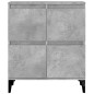 vidaXL Sideboards 2 Stk. Betongrau 60x35x70 cm Holzwerkstoff vidaXL Sideboards 2 Stk. Betongrau 60x35x70 cm Holzwerkstoff