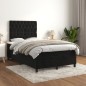 vidaXL Boxspringbett mit Matratze Schwarz 120x200 cm Samt vidaXL Boxspringbett mit Matratze Schwarz 120x200 cm Samt