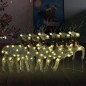 vidaXL LED-Rentiere 6 Stk. Golden 120 LEDs vidaXL LED-Rentiere 6 Stk. Golden 120 LEDs
