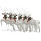 vidaXL LED-Rentiere 6 Stk. Golden 120 LEDs vidaXL LED-Rentiere 6 Stk. Golden 120 LEDs