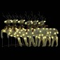 vidaXL LED-Rentiere 6 Stk. Golden 120 LEDs vidaXL LED-Rentiere 6 Stk. Golden 120 LEDs