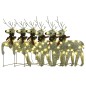 vidaXL LED-Rentiere 6 Stk. Golden 120 LEDs vidaXL LED-Rentiere 6 Stk. Golden 120 LEDs