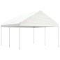 vidaXL Pavillon mit Dach Weiß 4,46x4,08x3,22 m Polyethylen vidaXL Pavillon mit Dach Weiß 4,46x4,08x3,22 m Polyethylen