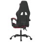 vidaXL Gaming-Stuhl mit Fußstütze Schwarz und Weinrot Kunstleder vidaXL Gaming-Stuhl mit Fußstütze Schwarz und Weinrot Kunstleder