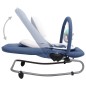 Babywippe Marineblau Stahl Babywippe Marineblau Stahl