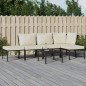 vidaXL 6-tlg. Garten-Lounge-Set mit Sandfarbigen Kissen Stahl vidaXL 6-tlg. Garten-Lounge-Set mit Sandfarbigen Kissen Stahl