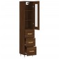 vidaXL Highboard Braun Eichen-Optik 34,5x34x180 cm Holzwerkstoff vidaXL Highboard Braun Eichen-Optik 34,5x34x180 cm Holzwerkstoff