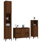vidaXL 3-tlg. Badmöbel-Set Braun Eichen-Optik Holzwerkstoff vidaXL 3-tlg. Badmöbel-Set Braun Eichen-Optik Holzwerkstoff