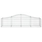 vidaXL Gabionen mit Hochbogen 14 Stk. 200x50x40/60 cm Verzinktes Eisen vidaXL Gabionen mit Hochbogen 14 Stk. 200x50x40/60 cm Verzinktes Eisen