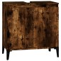 vidaXL 3-tlg. Badmöbel-Set Räuchereiche Holzwerkstoff vidaXL 3-tlg. Badmöbel-Set Räuchereiche Holzwerkstoff