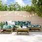vidaXL 6-tlg. Garten-Lounge-Set mit Kissen Imprägniertes Kiefernholz vidaXL 6-tlg. Garten-Lounge-Set mit Kissen Imprägniertes Kiefernholz