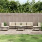 vidaXL 7-tlg. Garten-Lounge-Set mit Kissen Anthrazit Poly Rattan vidaXL 7-tlg. Garten-Lounge-Set mit Kissen Anthrazit Poly Rattan
