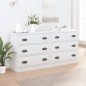 vidaXL Sideboards 2 Stk. Weiß Holzwerkstoff vidaXL Sideboards 2 Stk. Weiß Holzwerkstoff