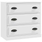 vidaXL Sideboards 2 Stk. Weiß Holzwerkstoff vidaXL Sideboards 2 Stk. Weiß Holzwerkstoff