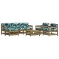 vidaXL 7-tlg. Garten-Lounge-Set mit Kissen Imprägniertes Kiefernholz vidaXL 7-tlg. Garten-Lounge-Set mit Kissen Imprägniertes Kiefernholz
