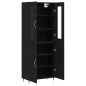 vidaXL Highboard Schwarz 69,5x34x180 cm Holzwerkstoff vidaXL Highboard Schwarz 69,5x34x180 cm Holzwerkstoff