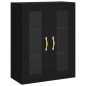 vidaXL Highboard Schwarz 69,5x34x180 cm Holzwerkstoff vidaXL Highboard Schwarz 69,5x34x180 cm Holzwerkstoff