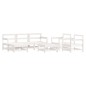 vidaXL 7-tlg. Garten-Lounge-Set mit Kissen Weiß Massivholz vidaXL 7-tlg. Garten-Lounge-Set mit Kissen Weiß Massivholz