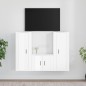 vidaXL 3-tlg. TV-Schrank-Set Hochglanz-Weiß Holzwerkstoff vidaXL 3-tlg. TV-Schrank-Set Hochglanz-Weiß Holzwerkstoff