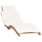 vidaXL Sonnenliegen 2 Stk. mit Auflagen Massivholz Teak vidaXL Sonnenliegen 2 Stk. mit Auflagen Massivholz Teak