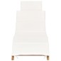vidaXL Sonnenliegen 2 Stk. mit Auflagen Massivholz Teak vidaXL Sonnenliegen 2 Stk. mit Auflagen Massivholz Teak