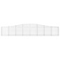 vidaXL Gabionen mit Hochbogen 10 Stk. 400x30x60/80 cm Verzinktes Eisen vidaXL Gabionen mit Hochbogen 10 Stk. 400x30x60/80 cm Verzinktes Eisen