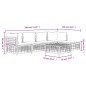 vidaXL 6-tlg. Garten-Lounge-Set mit Kissen Anthrazit Poly Rattan vidaXL 6-tlg. Garten-Lounge-Set mit Kissen Anthrazit Poly Rattan