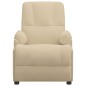 vidaXL Massagesessel Elektrisch Creme Wildleder-Optik vidaXL Massagesessel Elektrisch Creme Wildleder-Optik