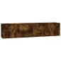 vidaXL 3-tlg. TV-Schrank-Set Räuchereiche Holzwerkstoff vidaXL 3-tlg. TV-Schrank-Set Räuchereiche Holzwerkstoff
