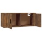 vidaXL 3-tlg. TV-Schrank-Set Räuchereiche Holzwerkstoff vidaXL 3-tlg. TV-Schrank-Set Räuchereiche Holzwerkstoff