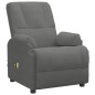 vidaXL Massagesessel Elektrisch Dunkelgrau Wildleder-Optik vidaXL Massagesessel Elektrisch Dunkelgrau Wildleder-Optik