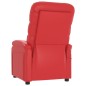 vidaXL Massagesessel Rot Kunstleder vidaXL Massagesessel Rot Kunstleder