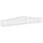 vidaXL Gabionen mit Hochbogen 7 Stk. 400x50x40/60cm Verzinktes Eisen vidaXL Gabionen mit Hochbogen 7 Stk. 400x50x40/60cm Verzinktes Eisen