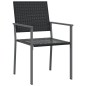 vidaXL 5-tlg. Garten-Essgruppe Poly Rattan und Stahl vidaXL 5-tlg. Garten-Essgruppe Poly Rattan und Stahl
