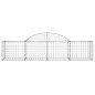 vidaXL Gabionen mit Hochbogen 20 Stk. 200x50x40/60 cm Verzinktes Eisen vidaXL Gabionen mit Hochbogen 20 Stk. 200x50x40/60 cm Verzinktes Eisen