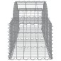 vidaXL Gabionen mit Hochbogen 20 Stk. 200x50x40/60 cm Verzinktes Eisen vidaXL Gabionen mit Hochbogen 20 Stk. 200x50x40/60 cm Verzinktes Eisen