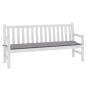 Gartenbank-Auflage Grau 180x50x3 cm Oxford-Gewebe Gartenbank-Auflage Grau 180x50x3 cm Oxford-Gewebe