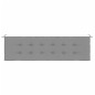 Gartenbank-Auflage Grau 180x50x3 cm Oxford-Gewebe Gartenbank-Auflage Grau 180x50x3 cm Oxford-Gewebe