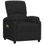 vidaXL Massagesessel Elektrisch Schwarz Stoff vidaXL Massagesessel Elektrisch Schwarz Stoff