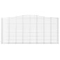 vidaXL Gabionen mit Hochbogen 4 Stk. 400x50x180/200cm Verzinktes Eisen vidaXL Gabionen mit Hochbogen 4 Stk. 400x50x180/200cm Verzinktes Eisen