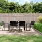 vidaXL 7-tlg. Garten-Essgruppe Poly Rattan und Stahl vidaXL 7-tlg. Garten-Essgruppe Poly Rattan und Stahl