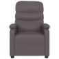 vidaXL Massagesessel Grau Kunstleder vidaXL Massagesessel Grau Kunstleder