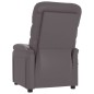 vidaXL Massagesessel Grau Kunstleder vidaXL Massagesessel Grau Kunstleder