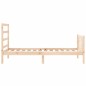 vidaXL Bettgestell mit Kopfteil 90x190 cm Massivholz vidaXL Bettgestell mit Kopfteil 90x190 cm Massivholz