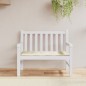 Gartenbank-Auflage Creme 120x50x3 cm Oxford-Gewebe Gartenbank-Auflage Creme 120x50x3 cm Oxford-Gewebe