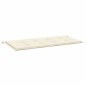 Gartenbank-Auflage Creme 120x50x3 cm Oxford-Gewebe Gartenbank-Auflage Creme 120x50x3 cm Oxford-Gewebe