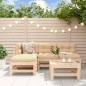 vidaXL 5-tlg. Garten-Lounge-Set mit Kissen Massivholz vidaXL 5-tlg. Garten-Lounge-Set mit Kissen Massivholz